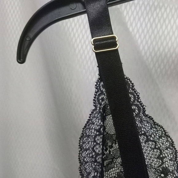 Seven til Midnight Cross dye Lace & Mash Babydoll Top, size 1X/2X , Black /Wht - Picture 9 of 13